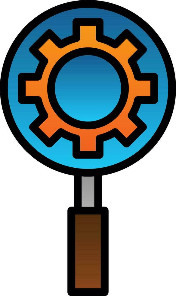 Magnifying glass Vector Icon Design