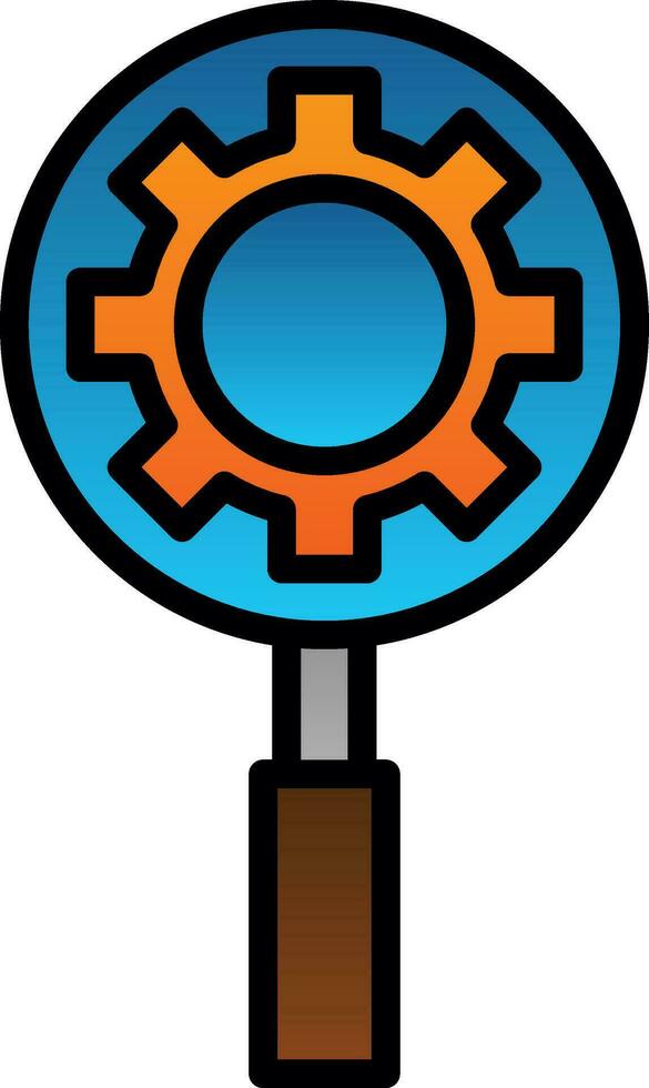 diseño de icono de vector de lupa