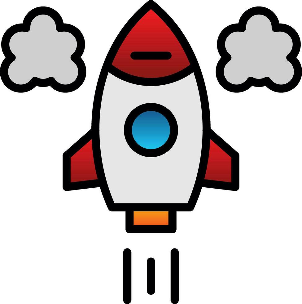 Rocket Vector Icon Design
