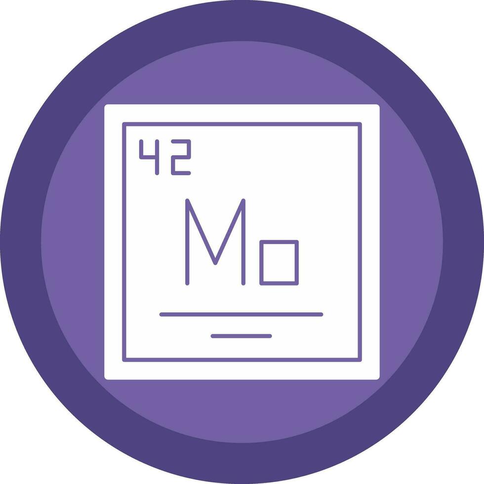 Molybdenum Vector Icon Design