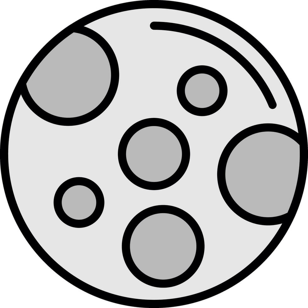 Moon Vector Icon Design