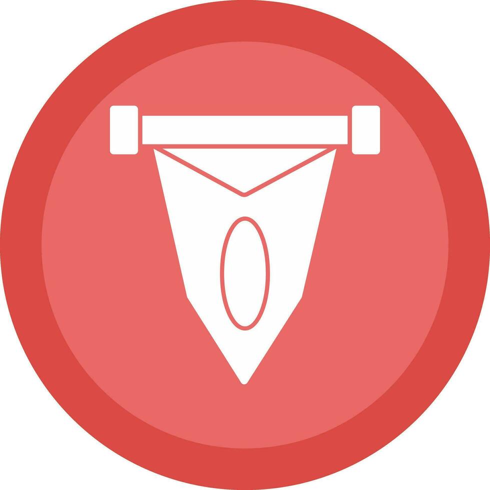 Pennant Vector Icon Design