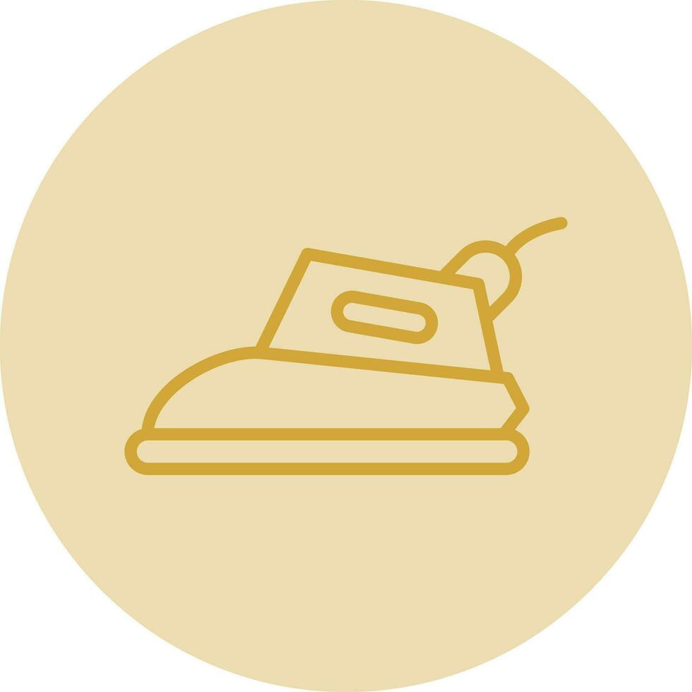 Electric iron Vector Icon Design