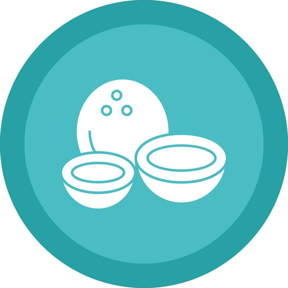 Coconuts Vector Icon Design