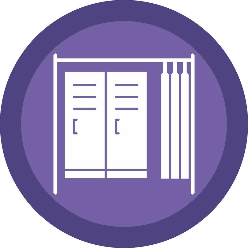 Changing room Vector Icon Design