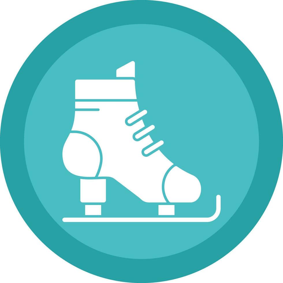 Ice skates Vector Icon Design