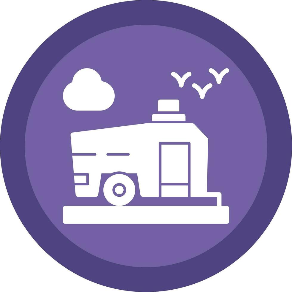 Caravan Vector Icon Design