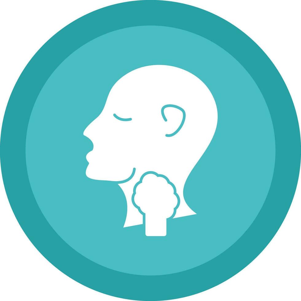 Thyroid Vector Icon Design