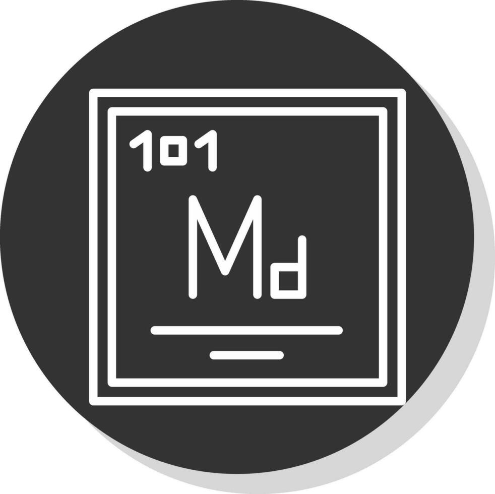 Mendelevium Vector Icon Design