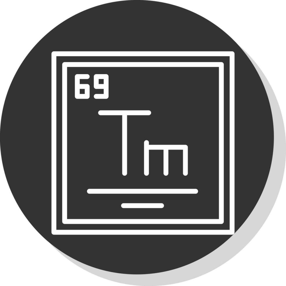 Thulium Vector Icon Design