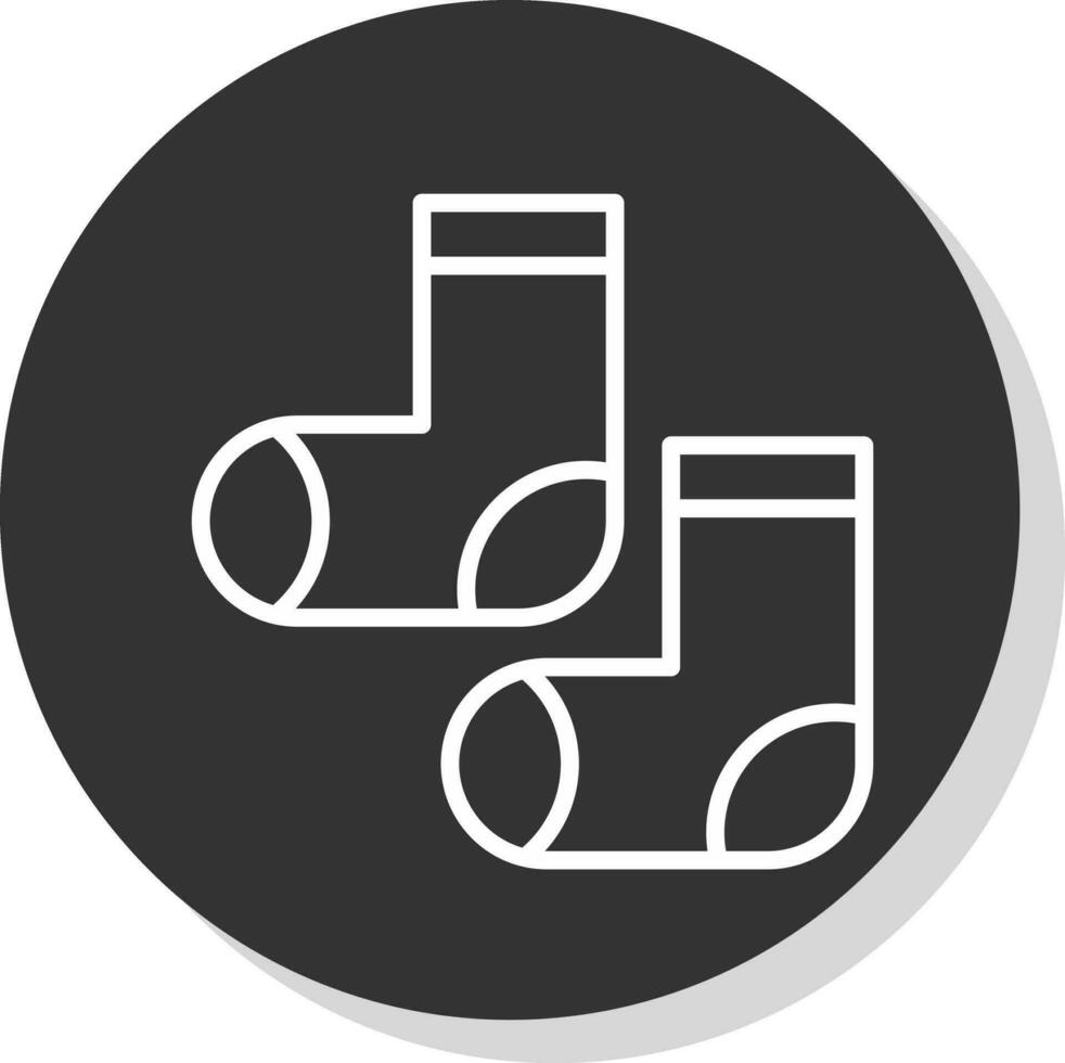 Socks Vector Icon Design