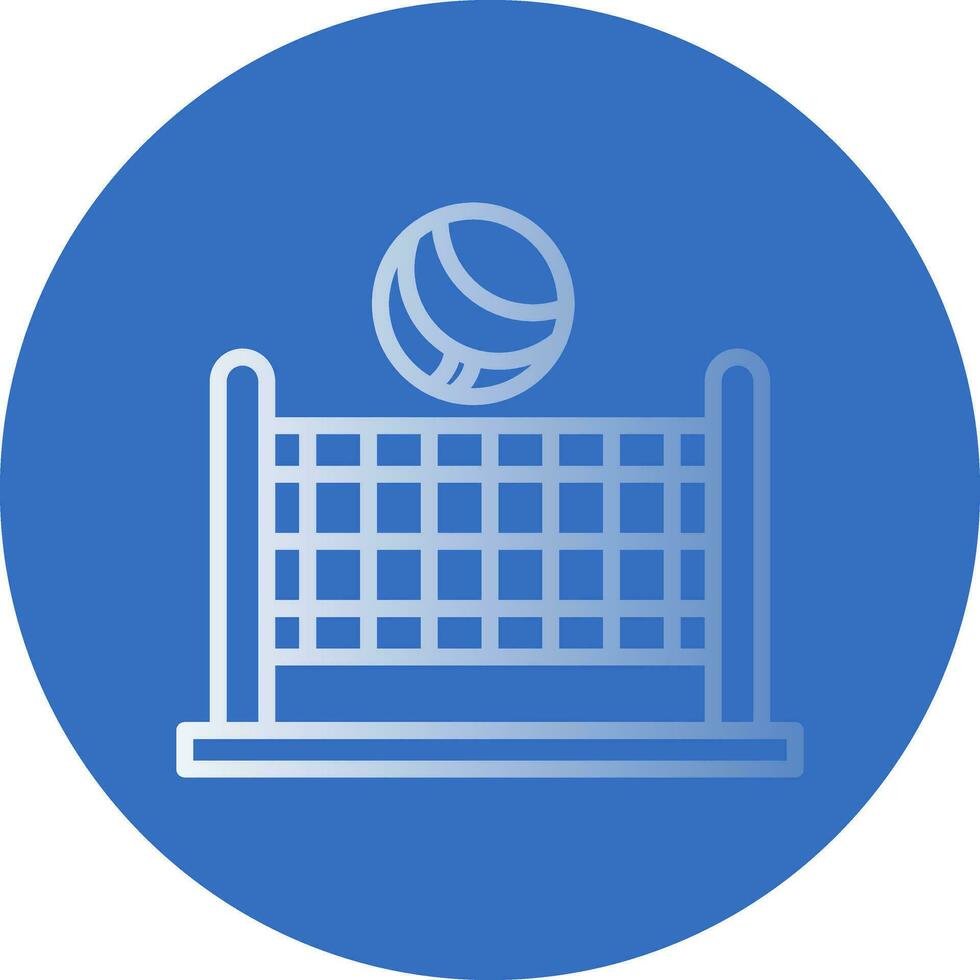 Beach volleyball Vector Icon Design