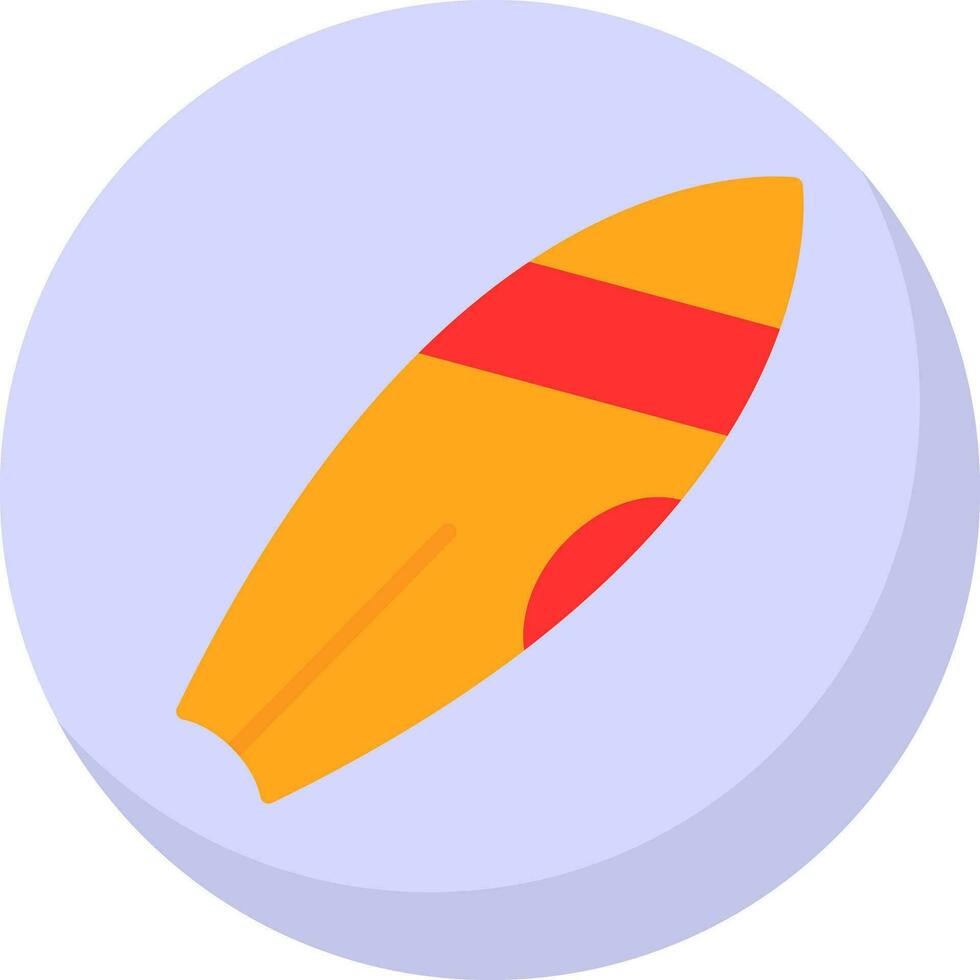 Surfboard Vector Icon Design
