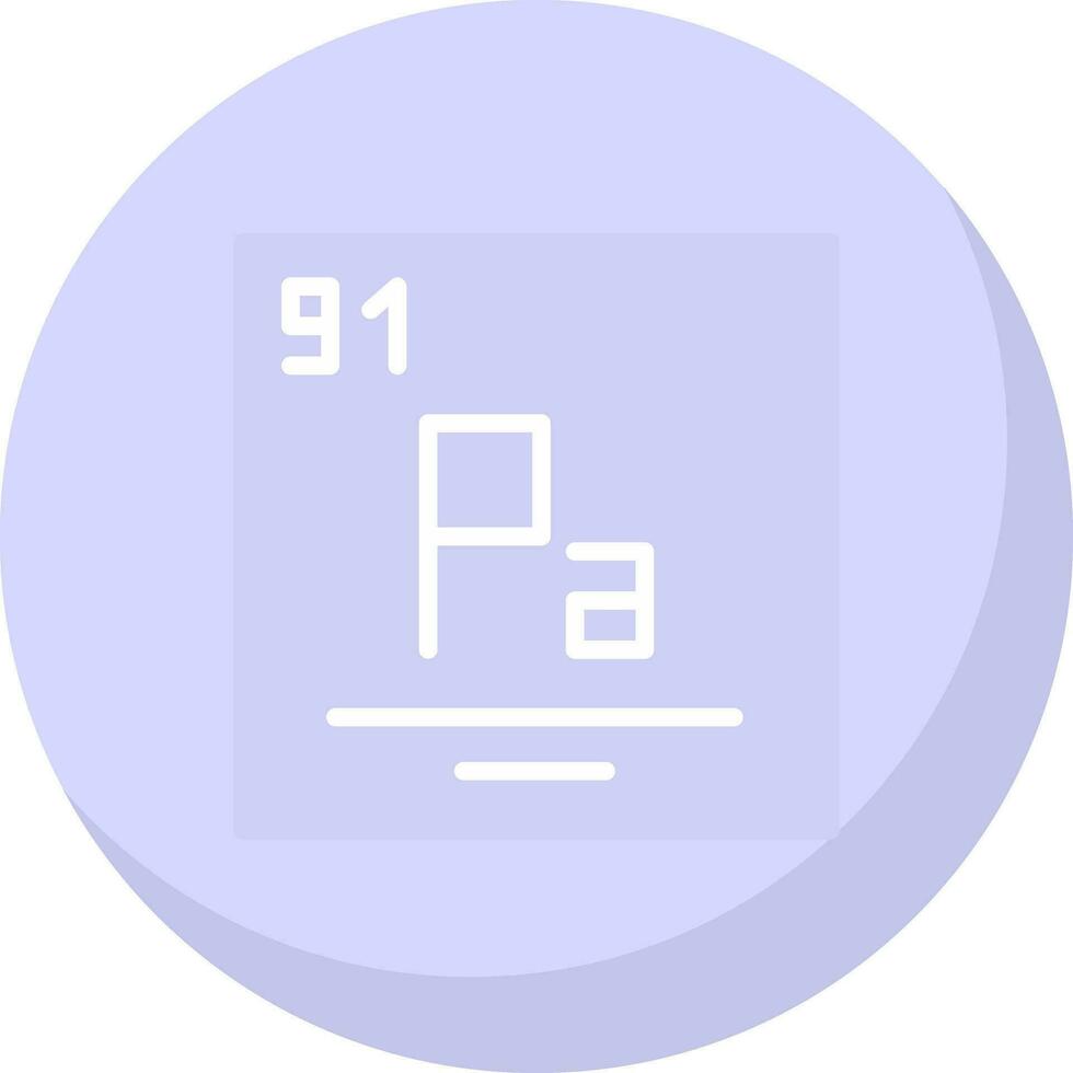 Protactinium Vector Icon Design