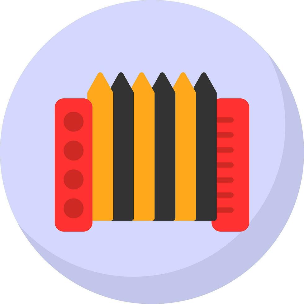 Accordion Vector Icon Design