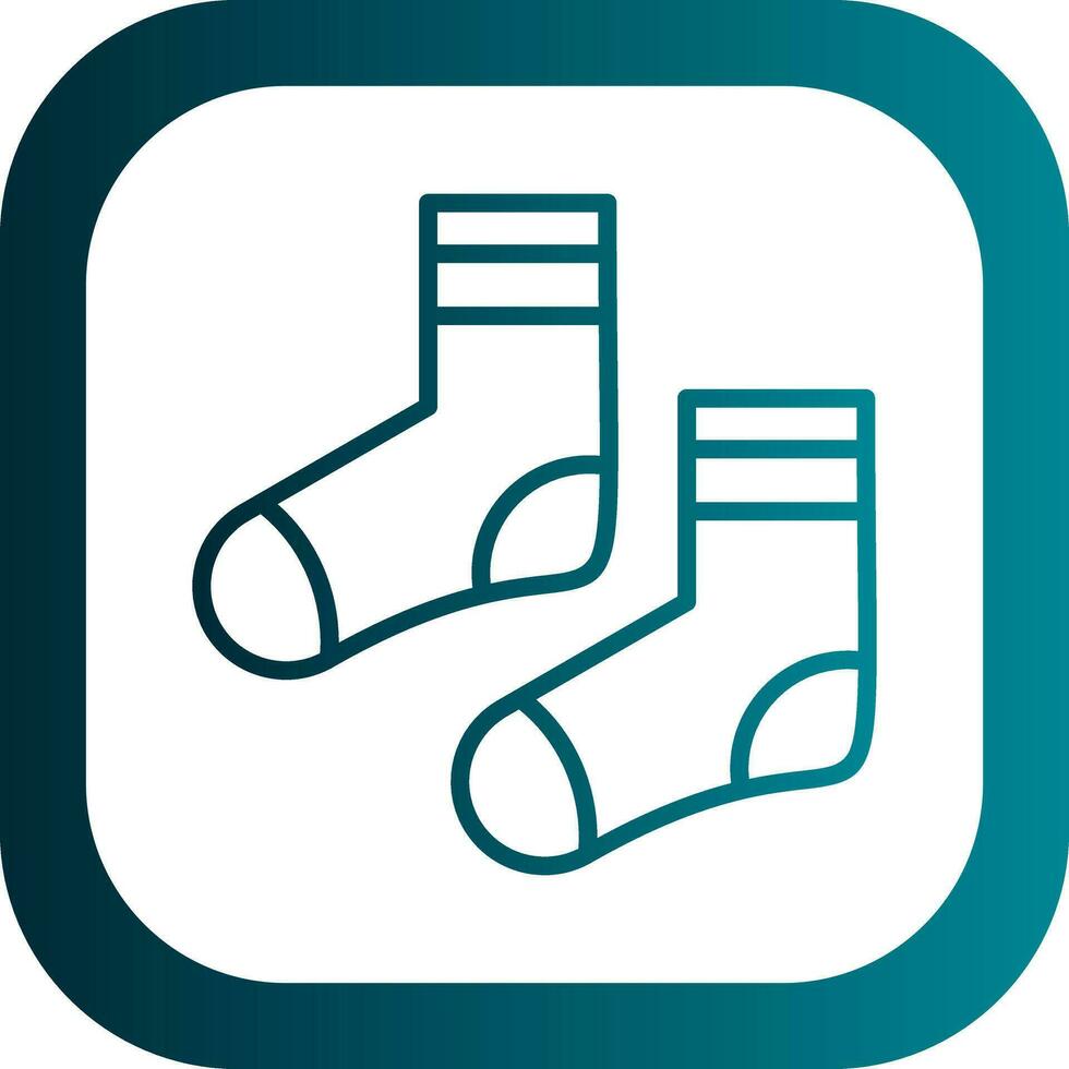 Socks Vector Icon Design