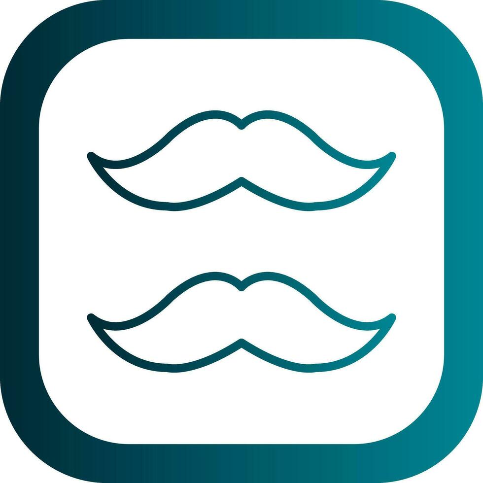 Moustache Vector Icon Design