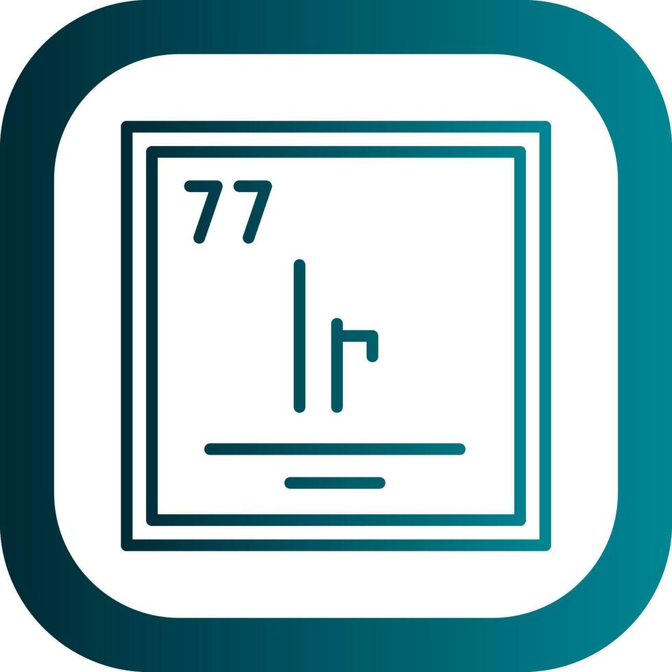 Iridium Vector Icon Design