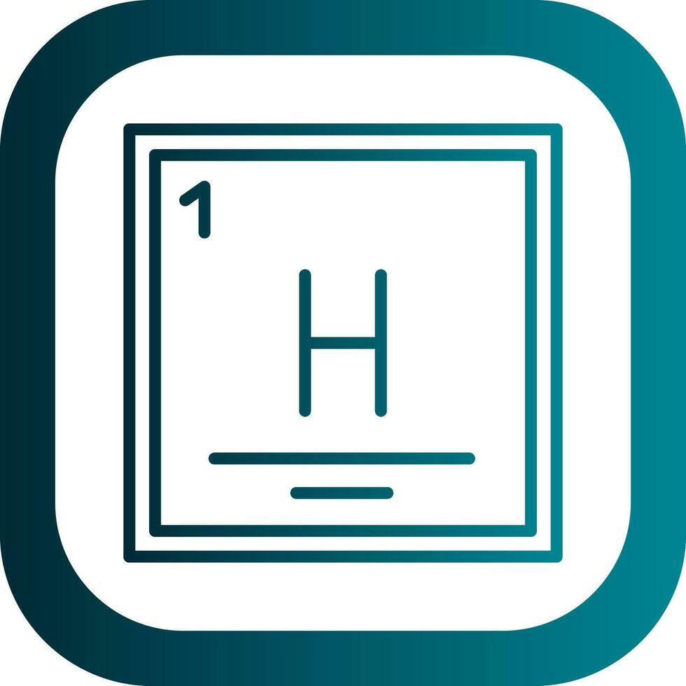Hydrogen Vector Icon Design