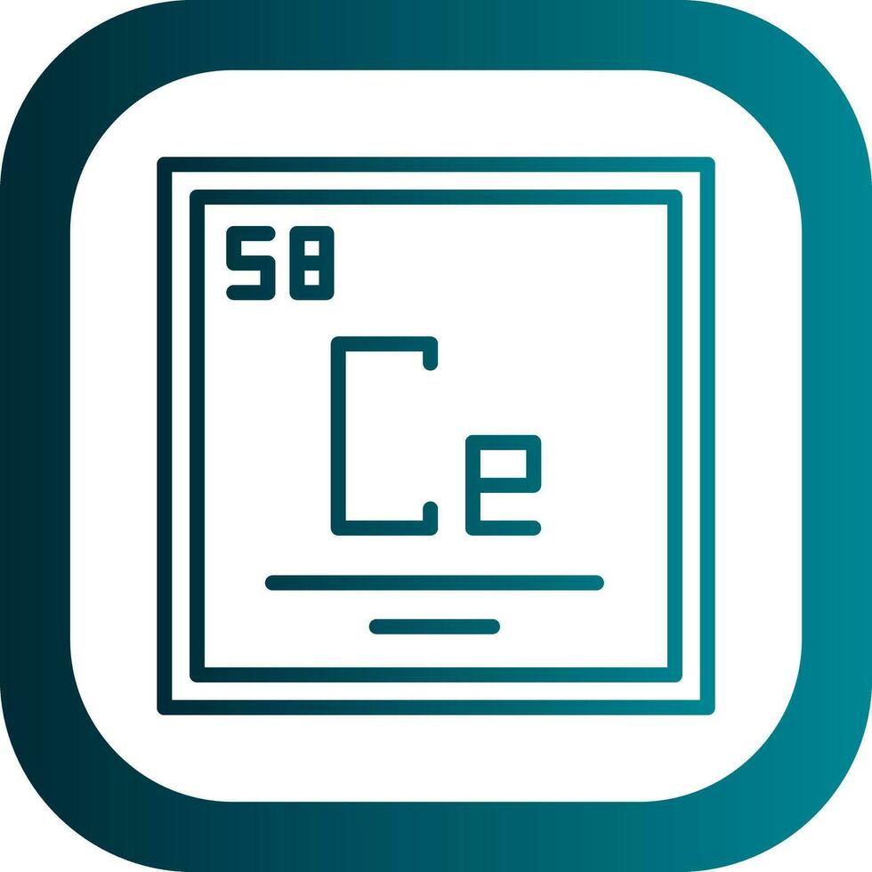 Cerium Vector Icon Design