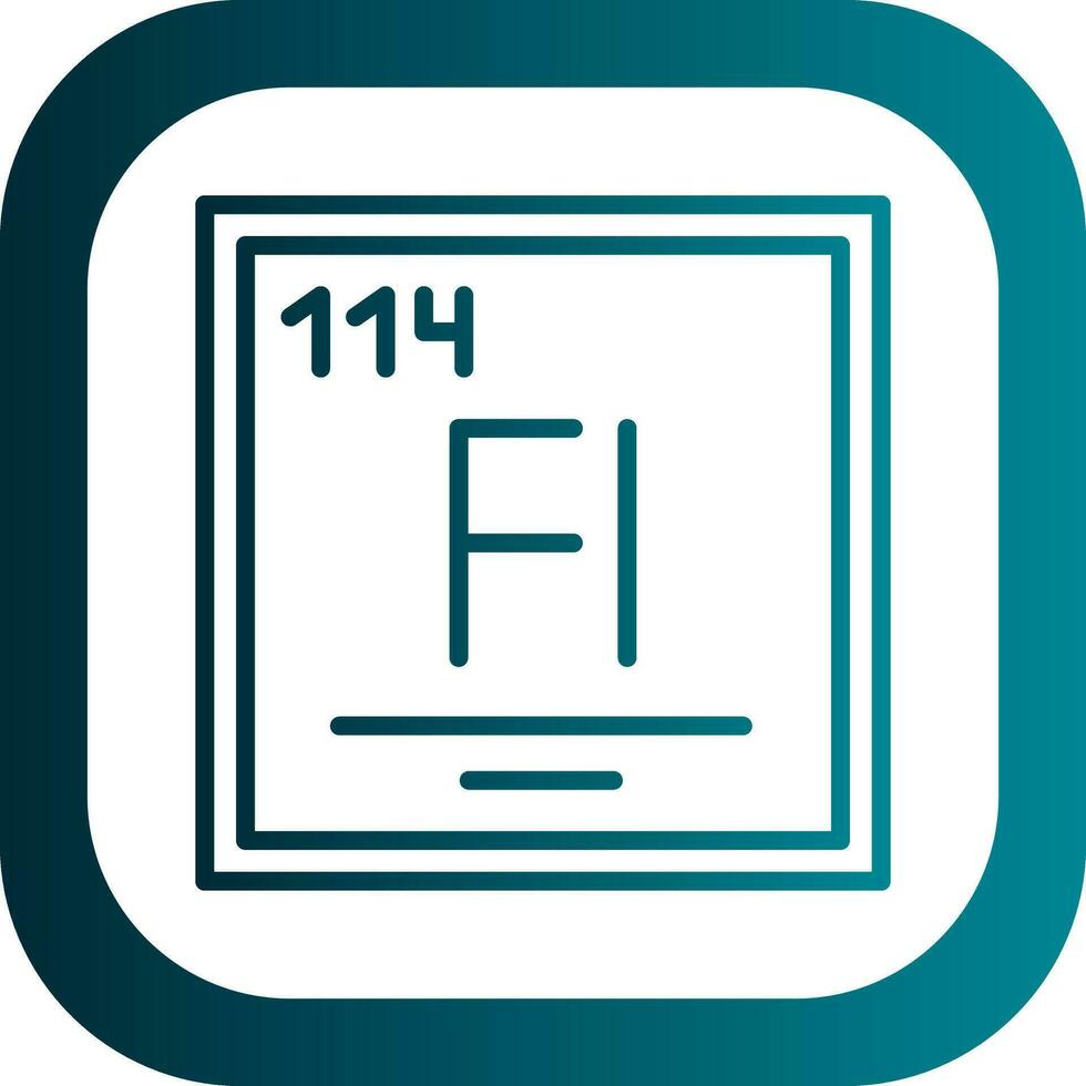 Flerovium Vector Icon Design