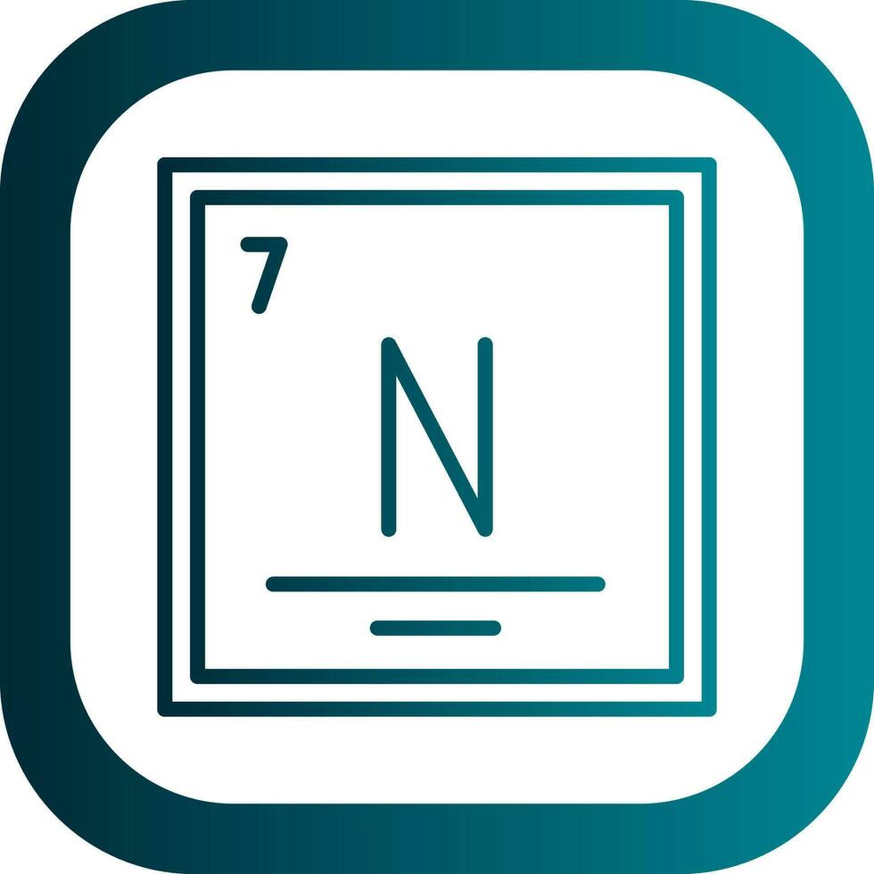 Nitrogen Vector Icon Design