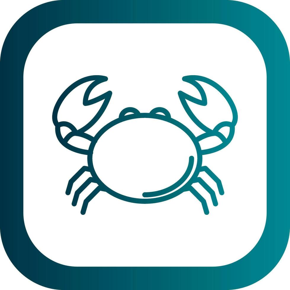 Crab Vector Icon Design