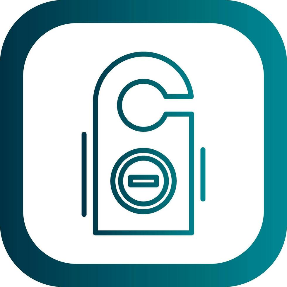 Do not disturb Vector Icon Design