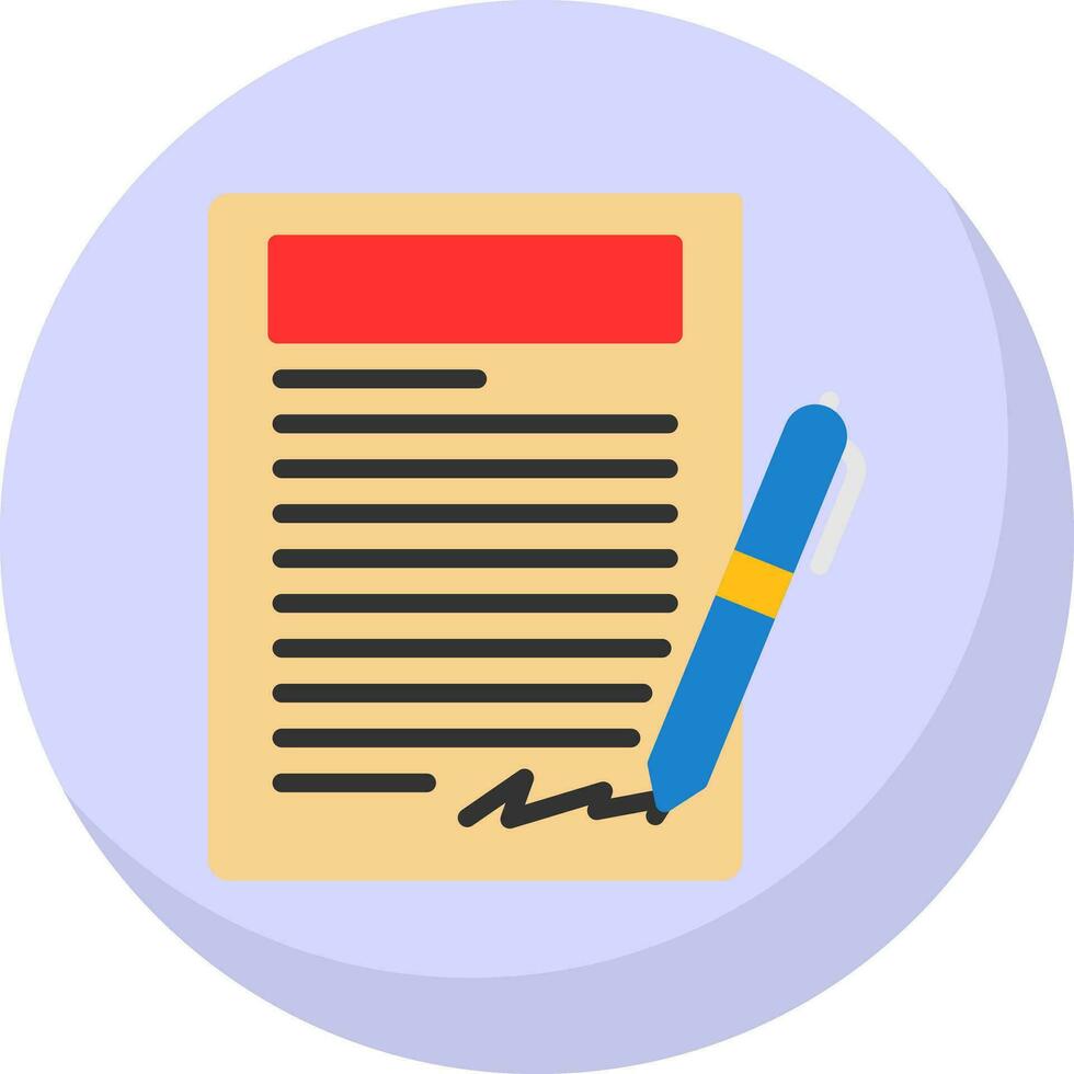 Agreement Vector Icon Design