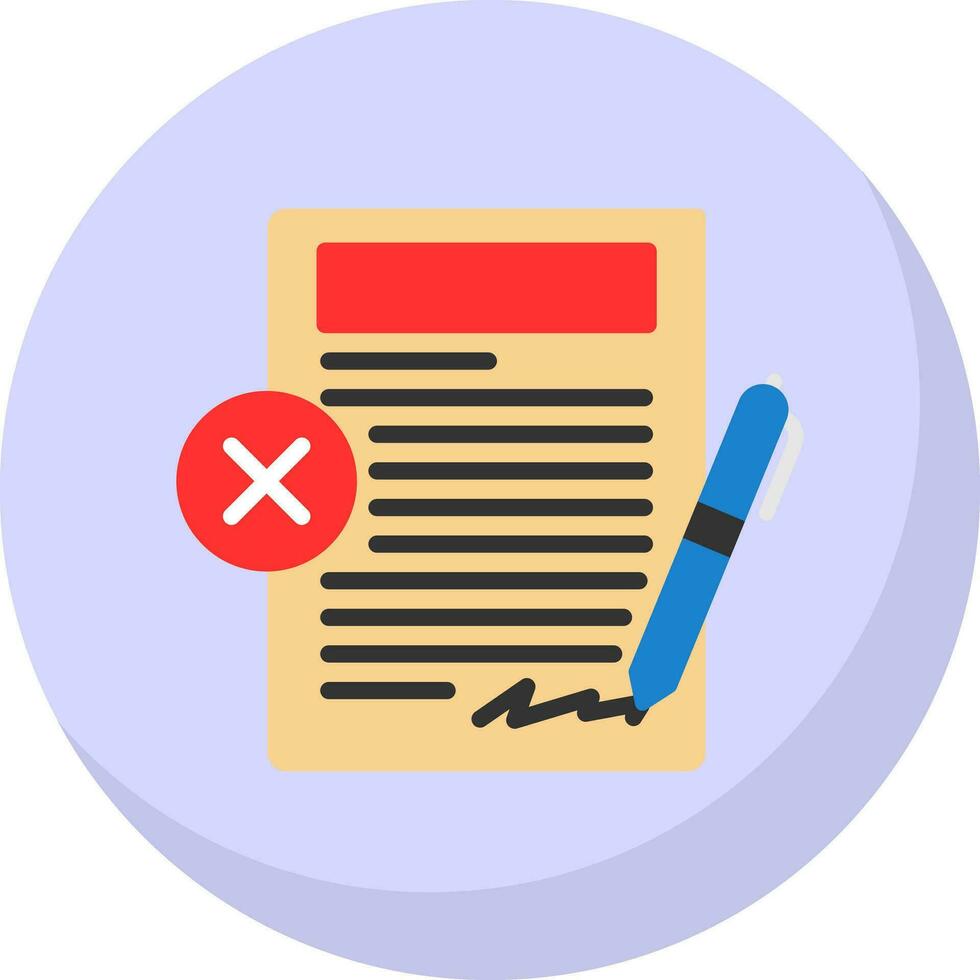 Disagreement Vector Icon Design