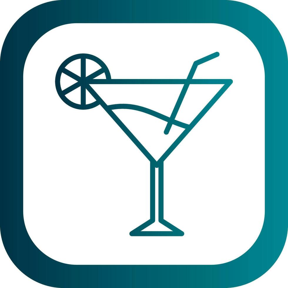 Martini Vector Icon Design
