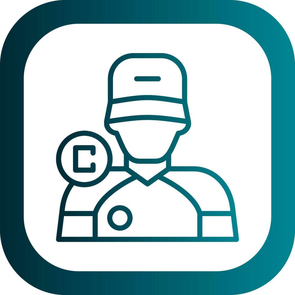 Captain Vector Icon Design