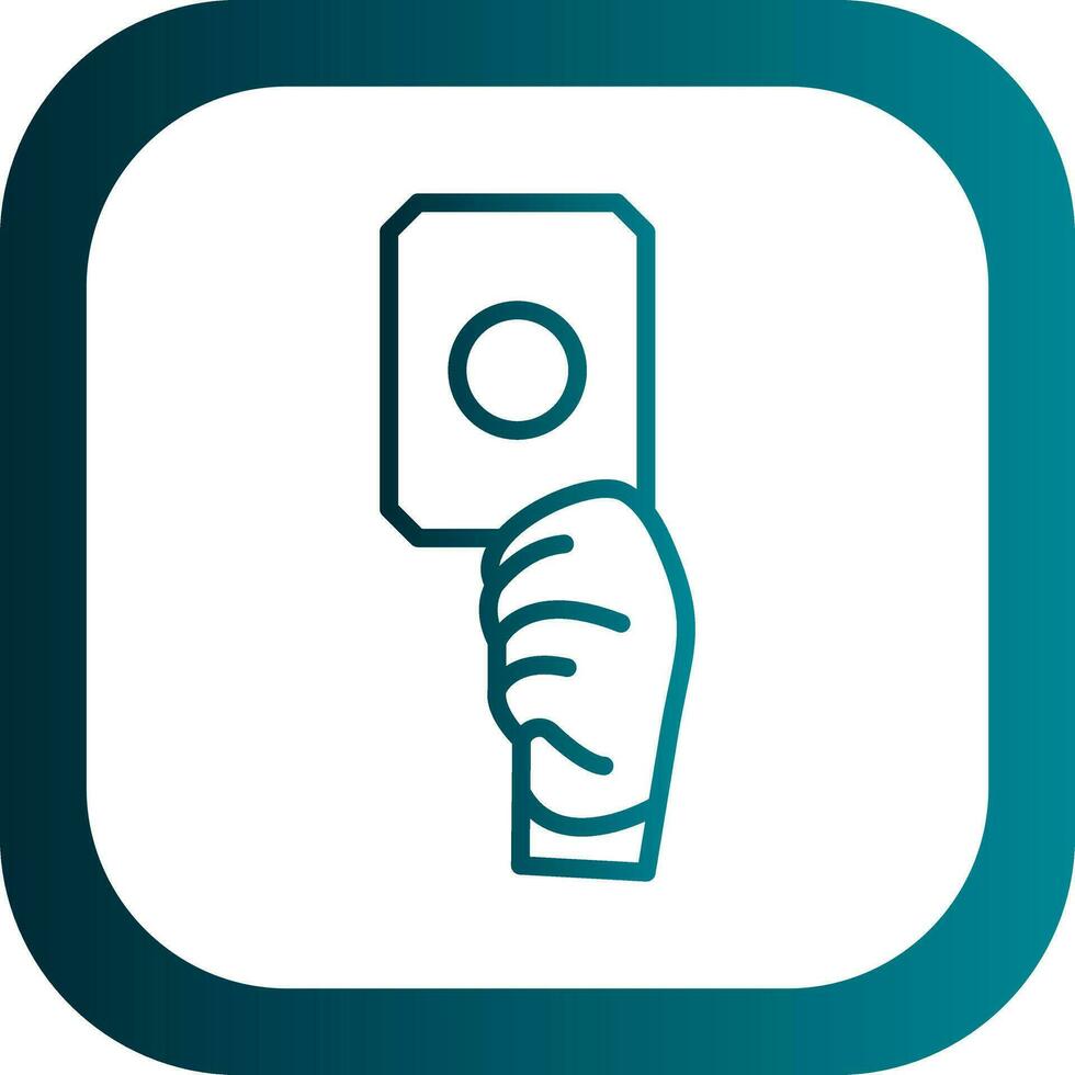 Red card Vector Icon Design
