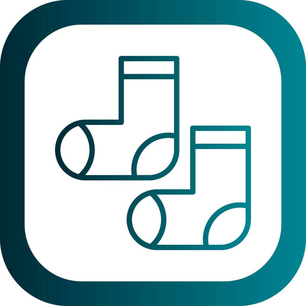 Socks Vector Icon Design