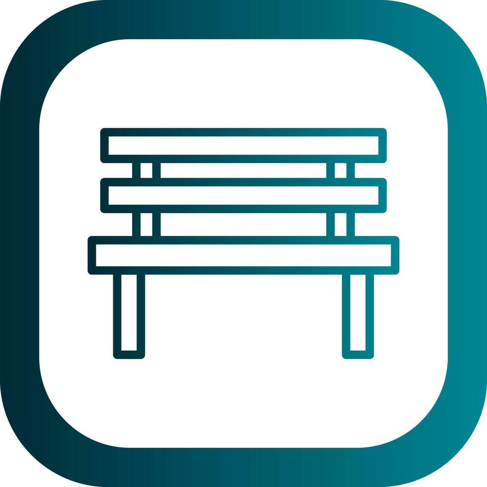 Bench Vector Icon Design