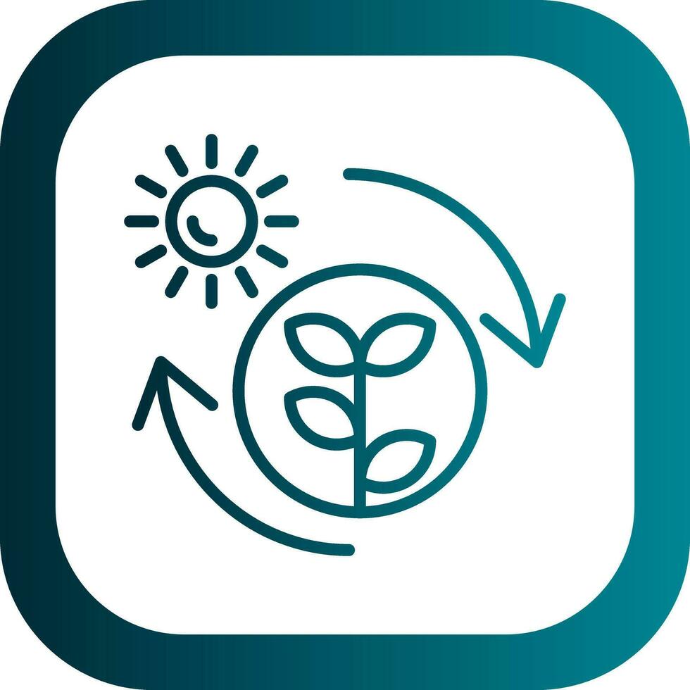 Photosynthesis Vector Icon Design