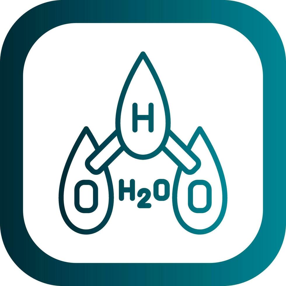 H2o Vector Icon Design