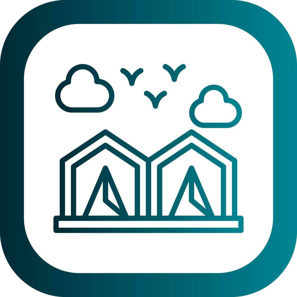 Camping Vector Icon Design