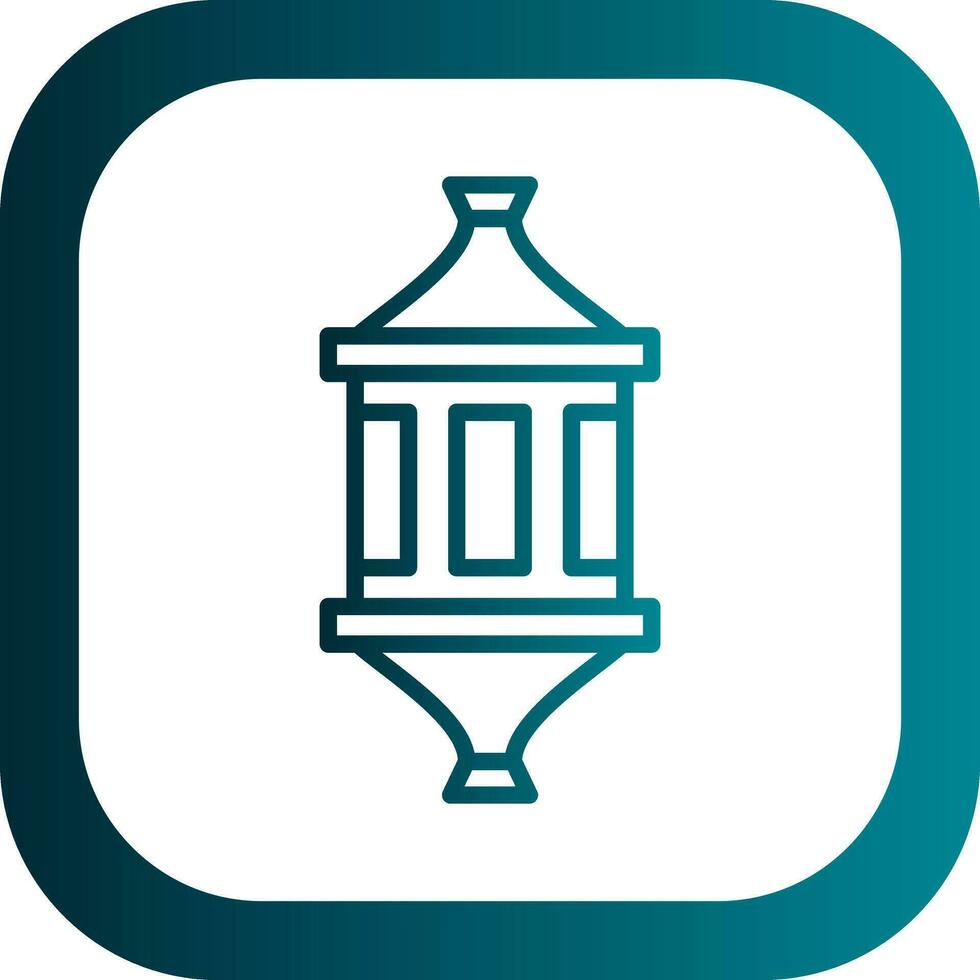 Lantern Vector Icon Design