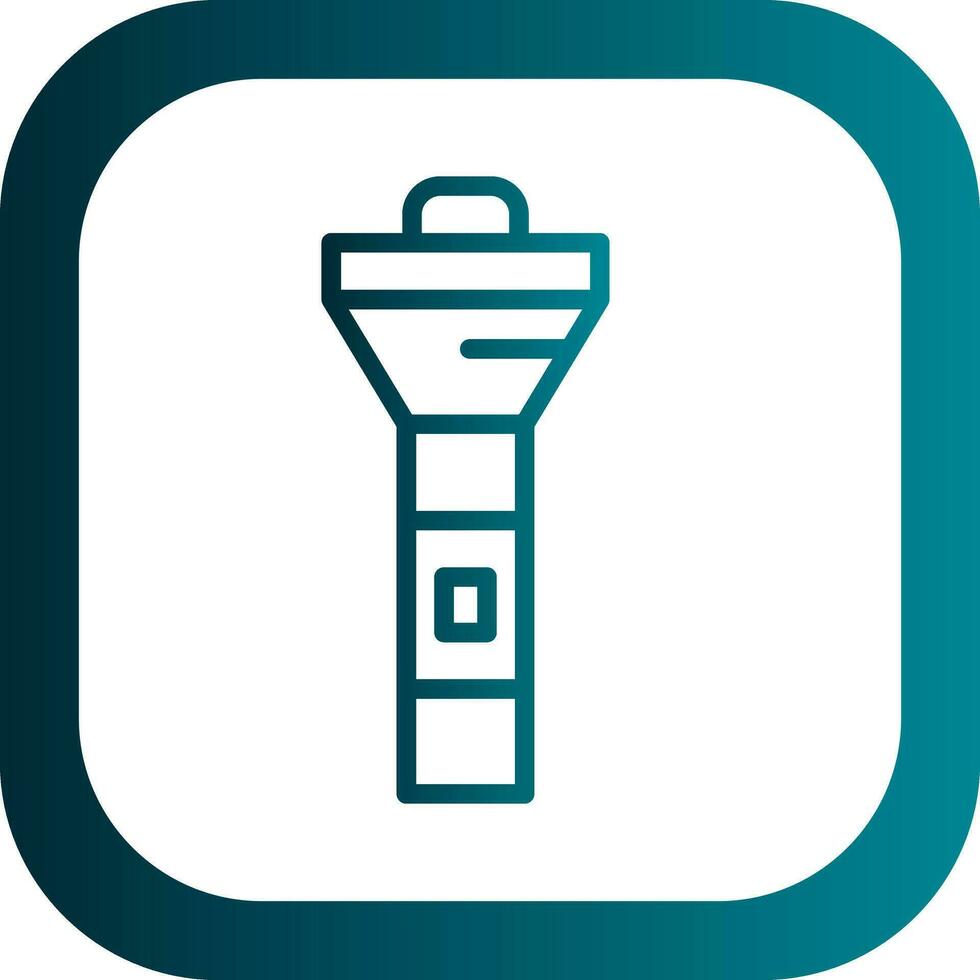 Flashlight Vector Icon Design