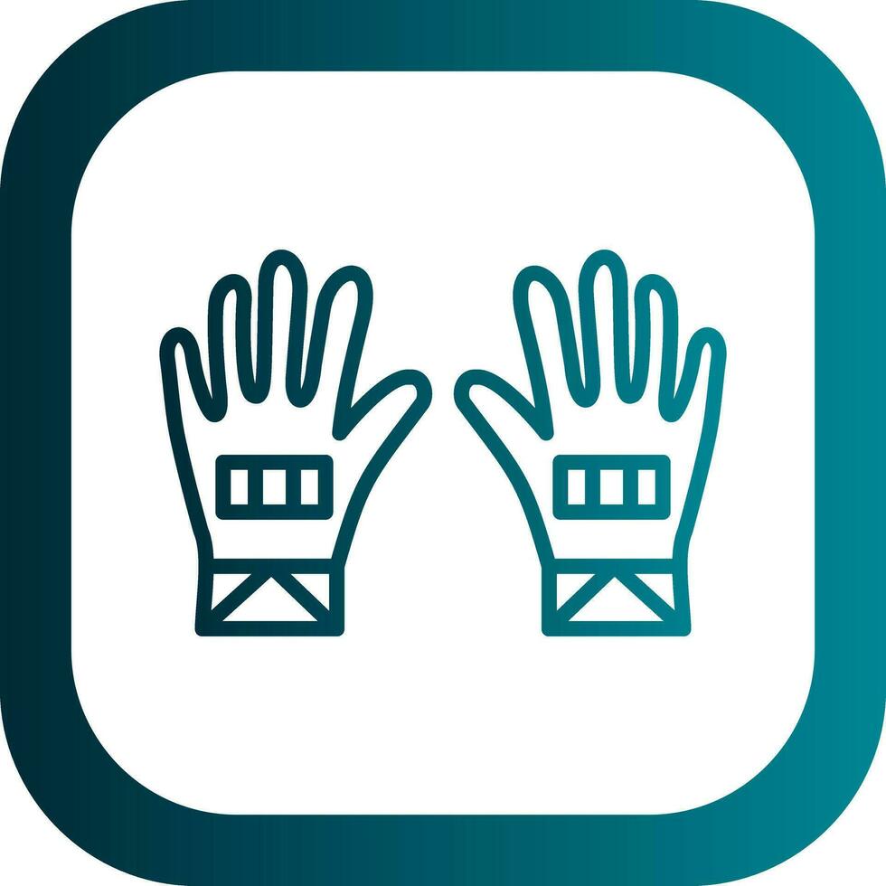 Gloves Vector Icon Design