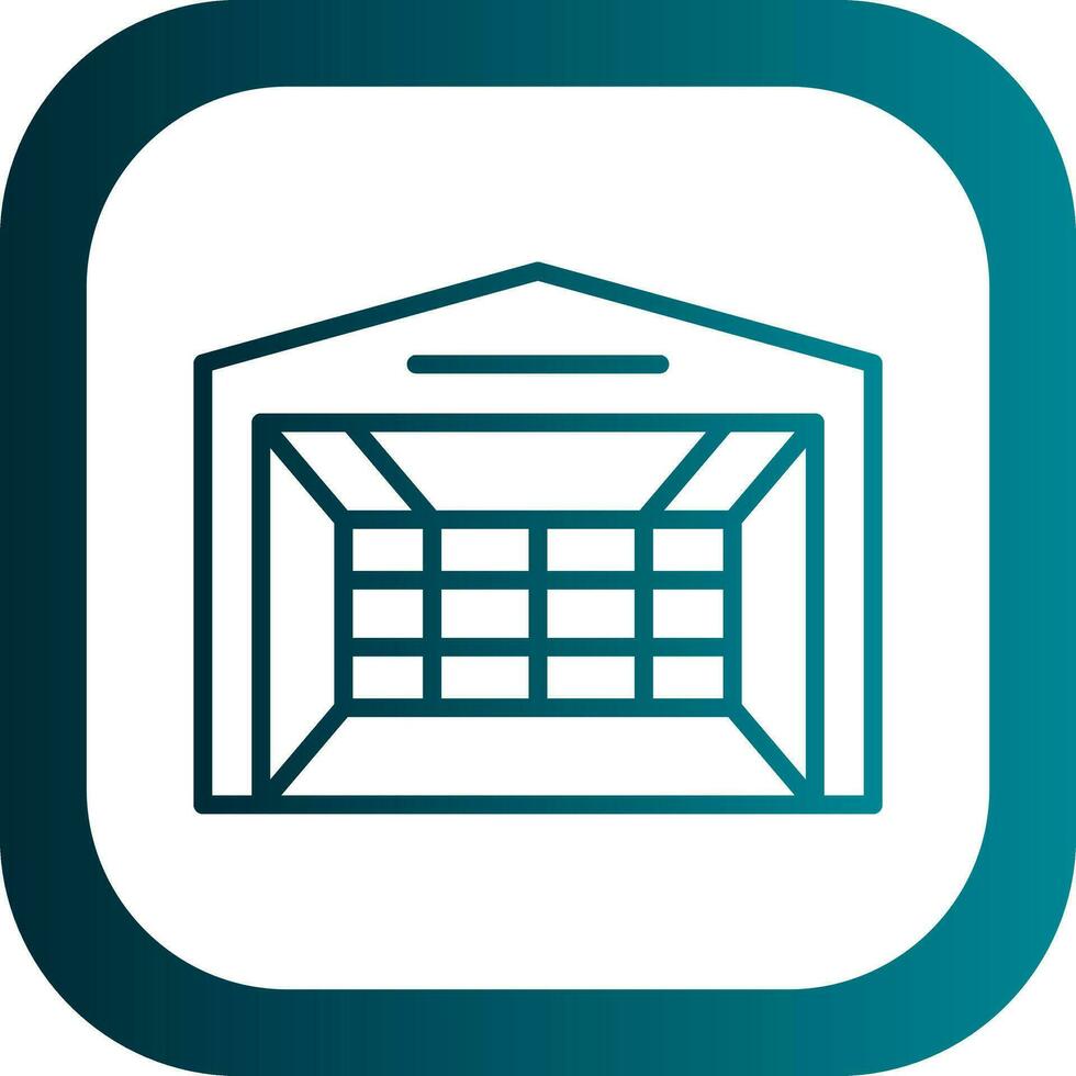 Goal box Vector Icon Design