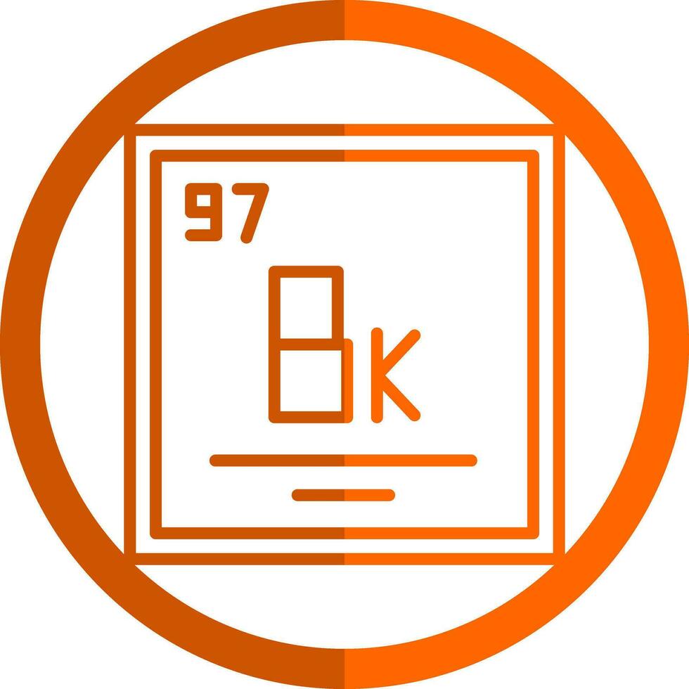 Berkelium Vector Icon Design