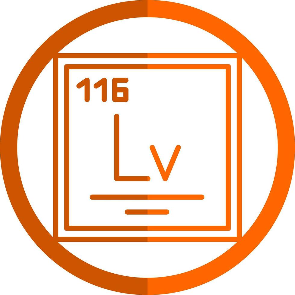 livermorium vector icono diseño