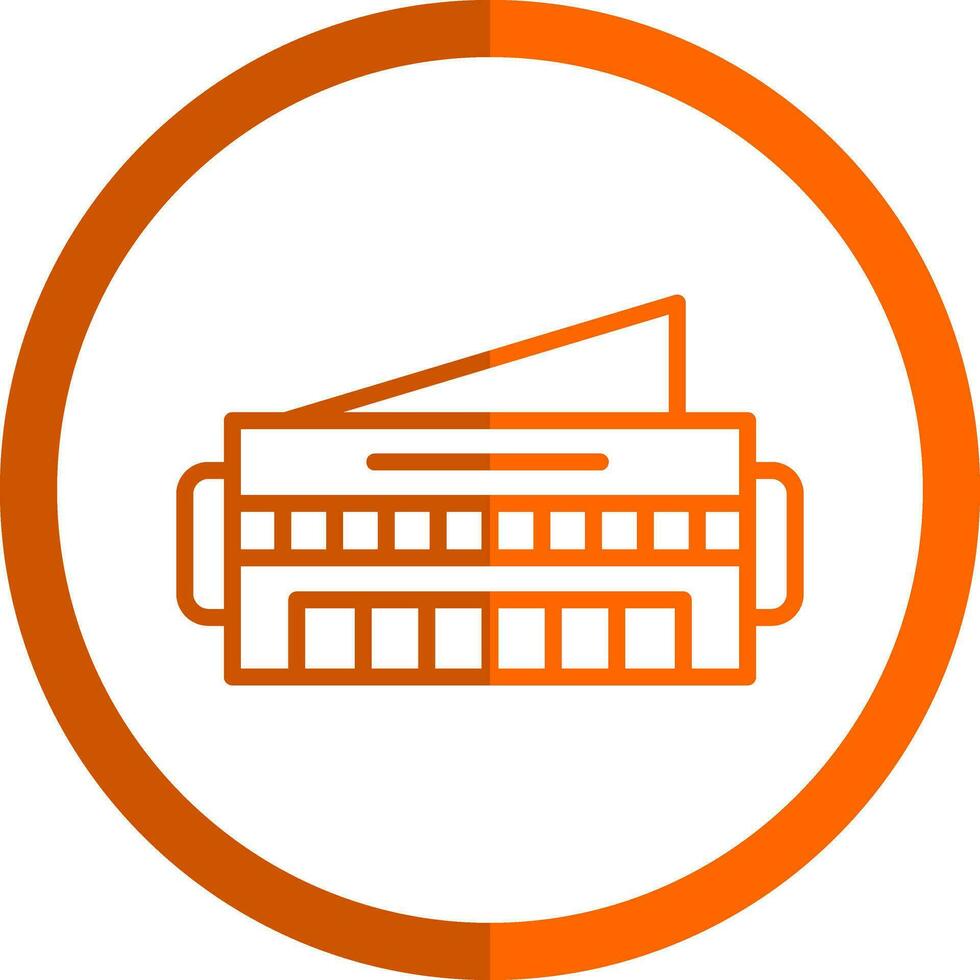 Harmonica Vector Icon Design