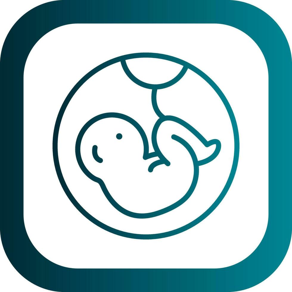 Embryo Vector Icon Design