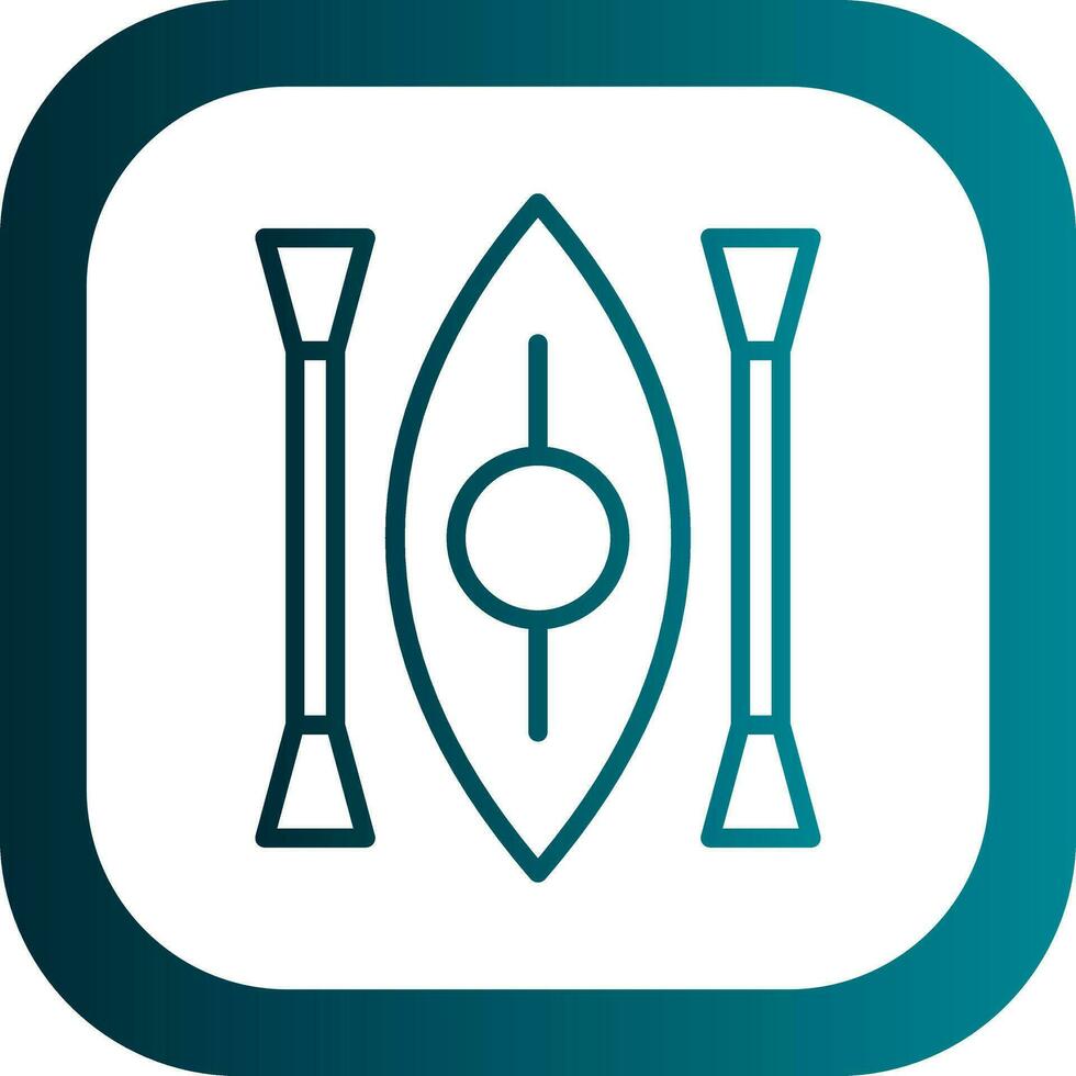 Kayak Vector Icon Design