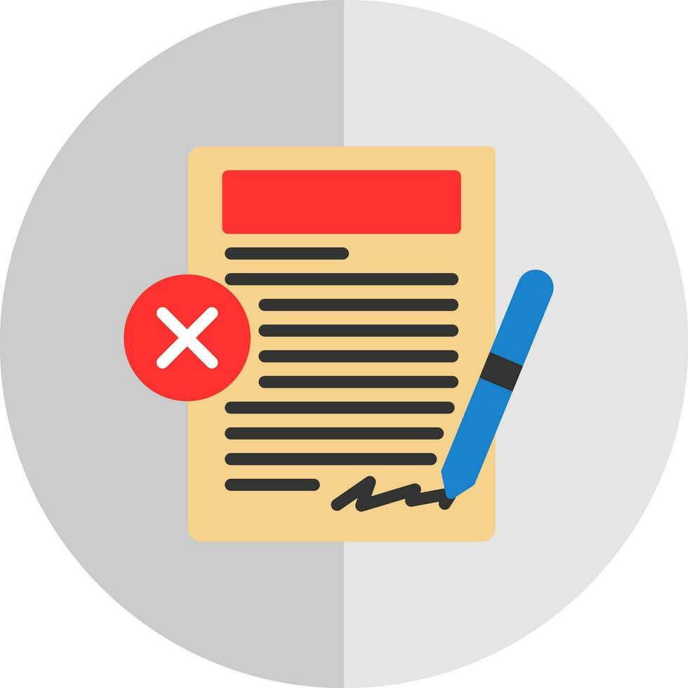 Disagreement Vector Icon Design