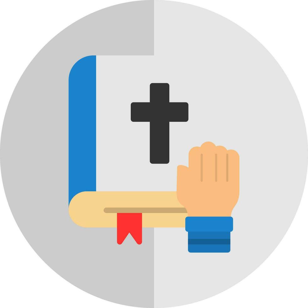 Oath Vector Icon Design