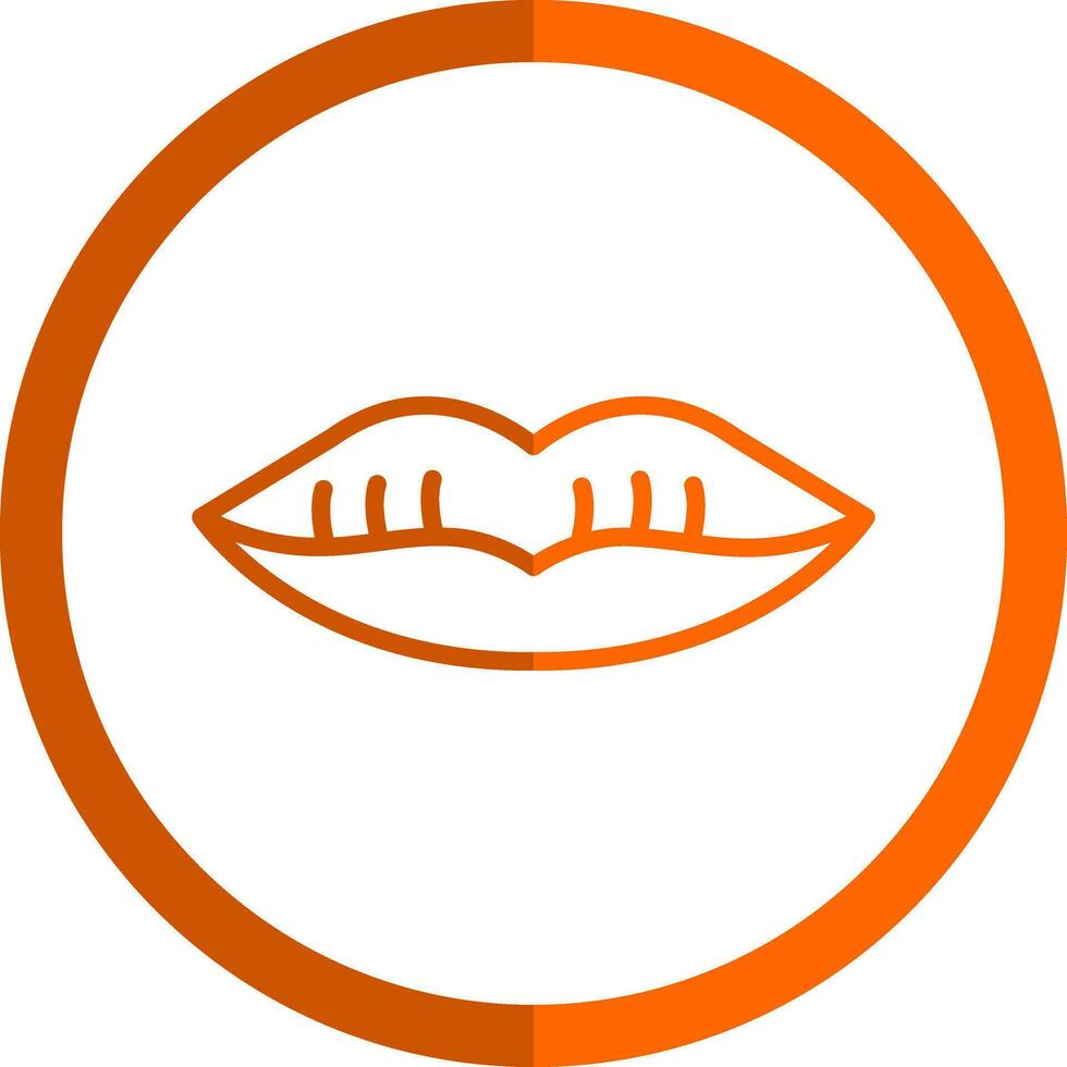 Lips Vector Icon Design